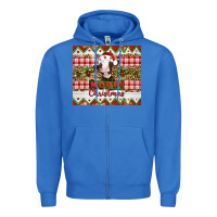 True Royal Moooey christmas Zipper Hoodie - Artiststas