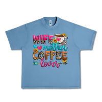 Pebble Blue wife mother coffee lover Urban Heavy Tee - Zillion Design Studio