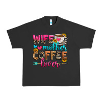Pigment Black wife mother coffee lover Urban Heavy Tee - Zillion Design Studio