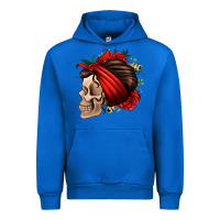 Cobalt bandana and roses skull Urban Hoodie - Jasminsmagicworld