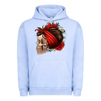 Pigment Grape Ice bandana and roses skull Urban Hoodie - Jasminsmagicworld