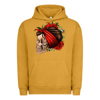 Pigment Peanut Butter bandana and roses skull Urban Hoodie - Jasminsmagicworld