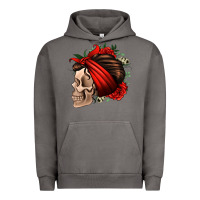 Pigment Tornado bandana and roses skull Urban Hoodie - Jasminsmagicworld