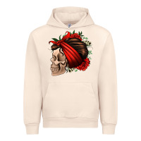 Sandshell bandana and roses skull Urban Hoodie - Jasminsmagicworld