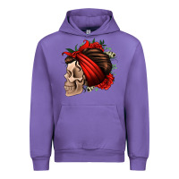 Tulip bandana and roses skull Urban Hoodie - Jasminsmagicworld