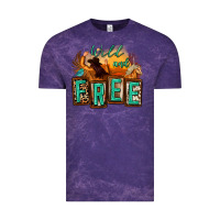 Cloud Purple wild and free cowgirl horse desert Vintage Tee - Zillion Design Studio