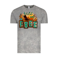 Cloud Rock wild and free cowgirl horse desert Vintage Tee - Zillion Design Studio