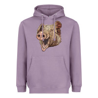 Lavender american yorkshire pig face Heavyweight Hoodie - LillyAllenDesigns