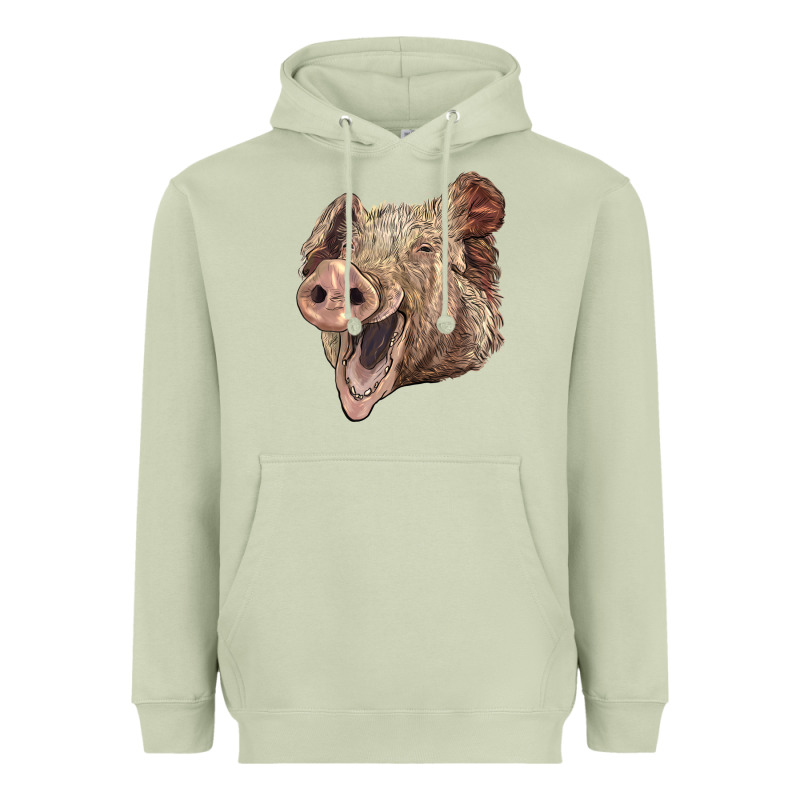 American Yorkshire Pig Face Heavyweight Hoodie by LillyAllenDesigns | Teevron