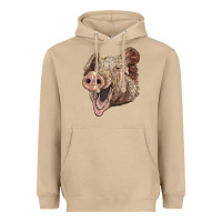 Mushroom american yorkshire pig face Heavyweight Hoodie - LillyAllenDesigns