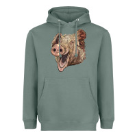 Sage american yorkshire pig face Heavyweight Hoodie - LillyAllenDesigns