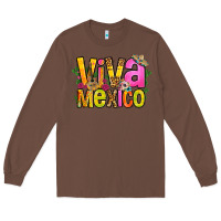 Chestnut viva mexico long live mexico Long Sleeve Tee - FaDigitalArtStudio