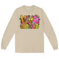 Mushroom viva mexico long live mexico Long Sleeve Tee - FaDigitalArtStudio