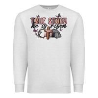 Oatmeal Heather true story he is risen Premium Sweatshirt - MaliasSmallBusiness