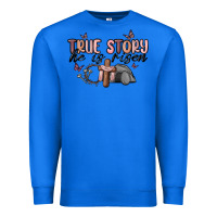 True Royal true story he is risen Premium Sweatshirt - MaliasSmallBusiness