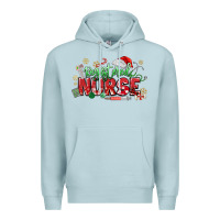 Blue Mist Registered Nurse Christmas Premium Hoodie - MaliasSmallBusiness