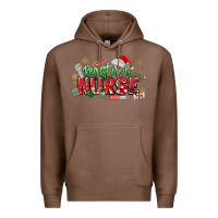 Chestnut Registered Nurse Christmas Premium Hoodie - MaliasSmallBusiness