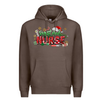 Coffee Registered Nurse Christmas Premium Hoodie - MaliasSmallBusiness