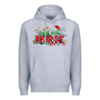Heather Grey Registered Nurse Christmas Premium Hoodie - MaliasSmallBusiness
