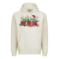 Oatmeal Heather Registered Nurse Christmas Premium Hoodie - MaliasSmallBusiness