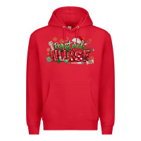 Red Registered Nurse Christmas Premium Hoodie - MaliasSmallBusiness