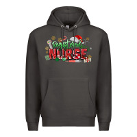 Smoke Registered Nurse Christmas Premium Hoodie - MaliasSmallBusiness