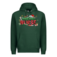 Sports Green Registered Nurse Christmas Premium Hoodie - MaliasSmallBusiness