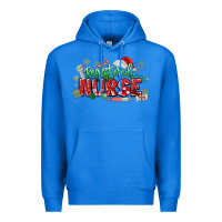 True Royal Registered Nurse Christmas Premium Hoodie - MaliasSmallBusiness