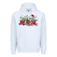 White Registered Nurse Christmas Premium Hoodie - MaliasSmallBusiness