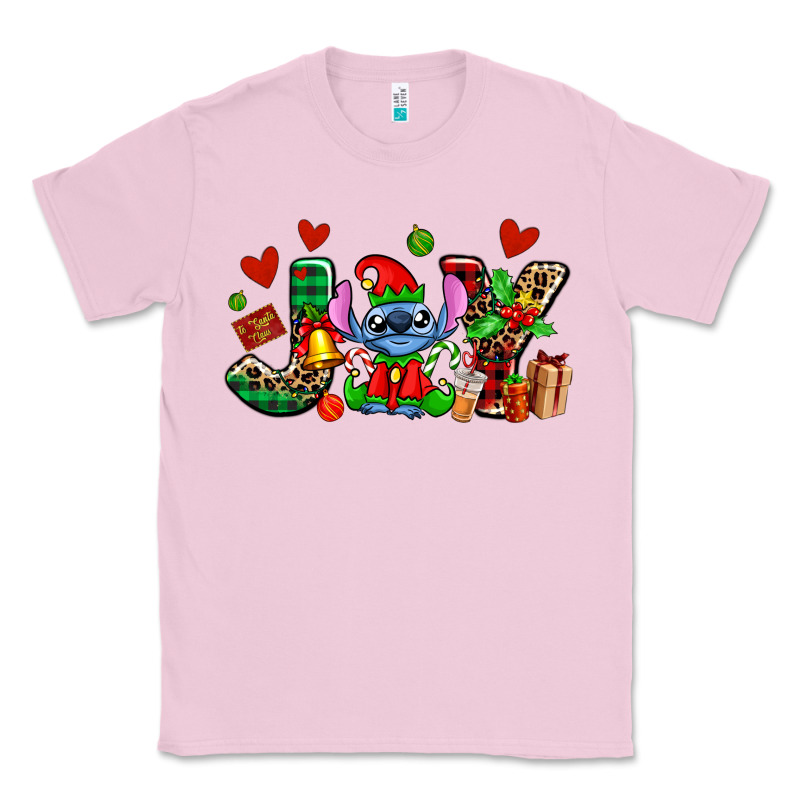 Joy With Christmas Elf Stitch Classic Tee by AdoDesignShop | Teevron