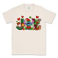 Natural joy with christmas elf stitch Classic Tee - AdoDesignShop