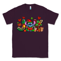 Plum joy with christmas elf stitch Classic Tee - AdoDesignShop