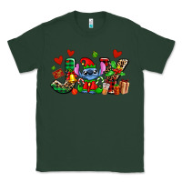 Sports Green joy with christmas elf stitch Classic Tee - AdoDesignShop