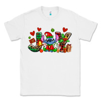 White joy with christmas elf stitch Classic Tee - AdoDesignShop