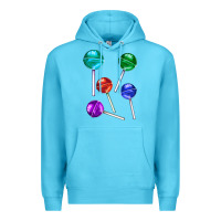 Ocean Blue lollipops Premium Hoodie - AdoDesignShop