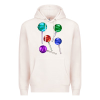 Pale Pink lollipops Premium Hoodie - AdoDesignShop