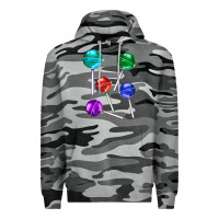 Slate Camo lollipops Premium Hoodie - AdoDesignShop