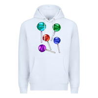 White lollipops Premium Hoodie - AdoDesignShop