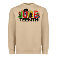 Mushroom JUNE TEENTH Heavyweight Sweatshirt - Zillion Design Studio