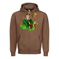 Chestnut st patricks and horseshoes with shamrocks Zipper Hoodie - AdoDesignShop