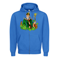 True Royal st patricks and horseshoes with shamrocks Zipper Hoodie - AdoDesignShop