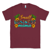 Burgundy small business mama Classic Tee - HRA Design Shop