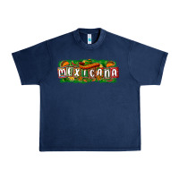 Navy Mexicana Urban Heavy Tee - texasbilliewilder