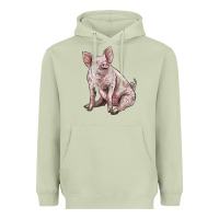 Matcha american yorkshire pig Heavyweight Hoodie - LillyAllenDesigns
