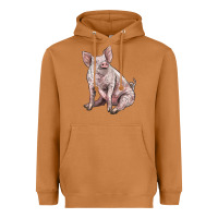 Meerkat american yorkshire pig Heavyweight Hoodie - LillyAllenDesigns
