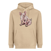Mushroom american yorkshire pig Heavyweight Hoodie - LillyAllenDesigns