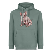 Sage american yorkshire pig Heavyweight Hoodie - LillyAllenDesigns