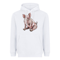 White american yorkshire pig Heavyweight Hoodie - LillyAllenDesigns