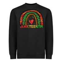 Black juneteenth rainbow Heavyweight Sweatshirt - Zillion Design Studio