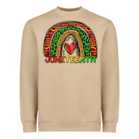 Mushroom juneteenth rainbow Heavyweight Sweatshirt - Zillion Design Studio